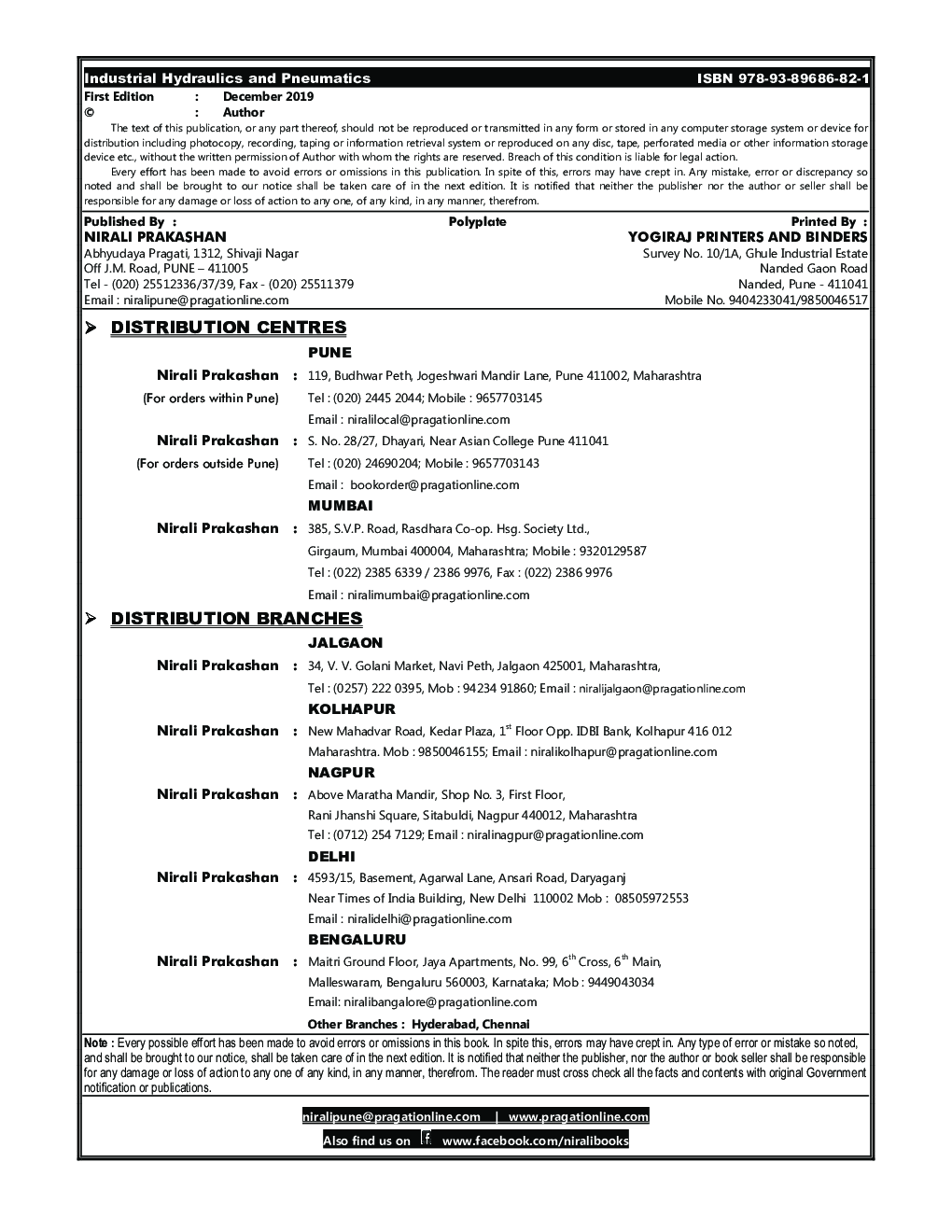 Industrial Hydraulics And Pneumatic\'s - Page 3