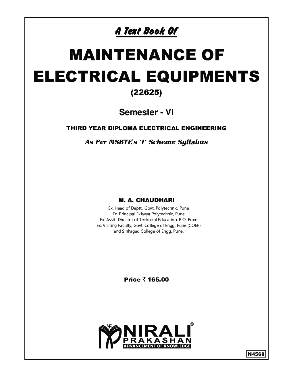 Maintenance Of Electrical Equipment\'s - Page 2