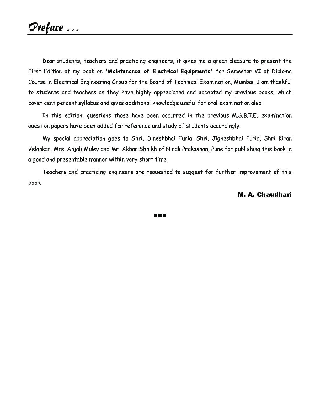 Maintenance Of Electrical Equipment\'s - Page 4