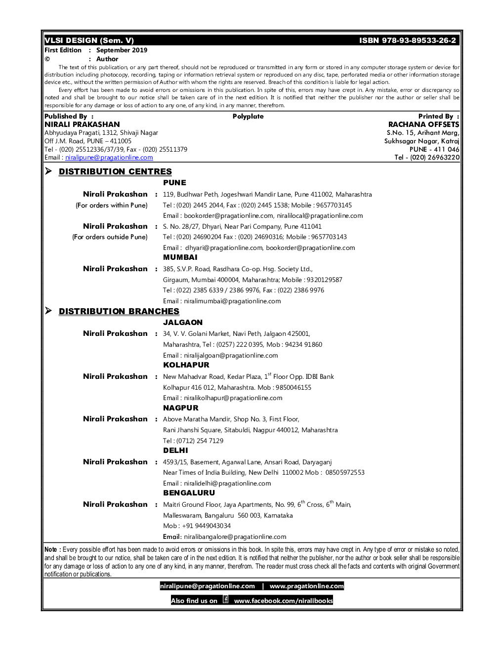 VLSI Design (Elective-I) - Page 3