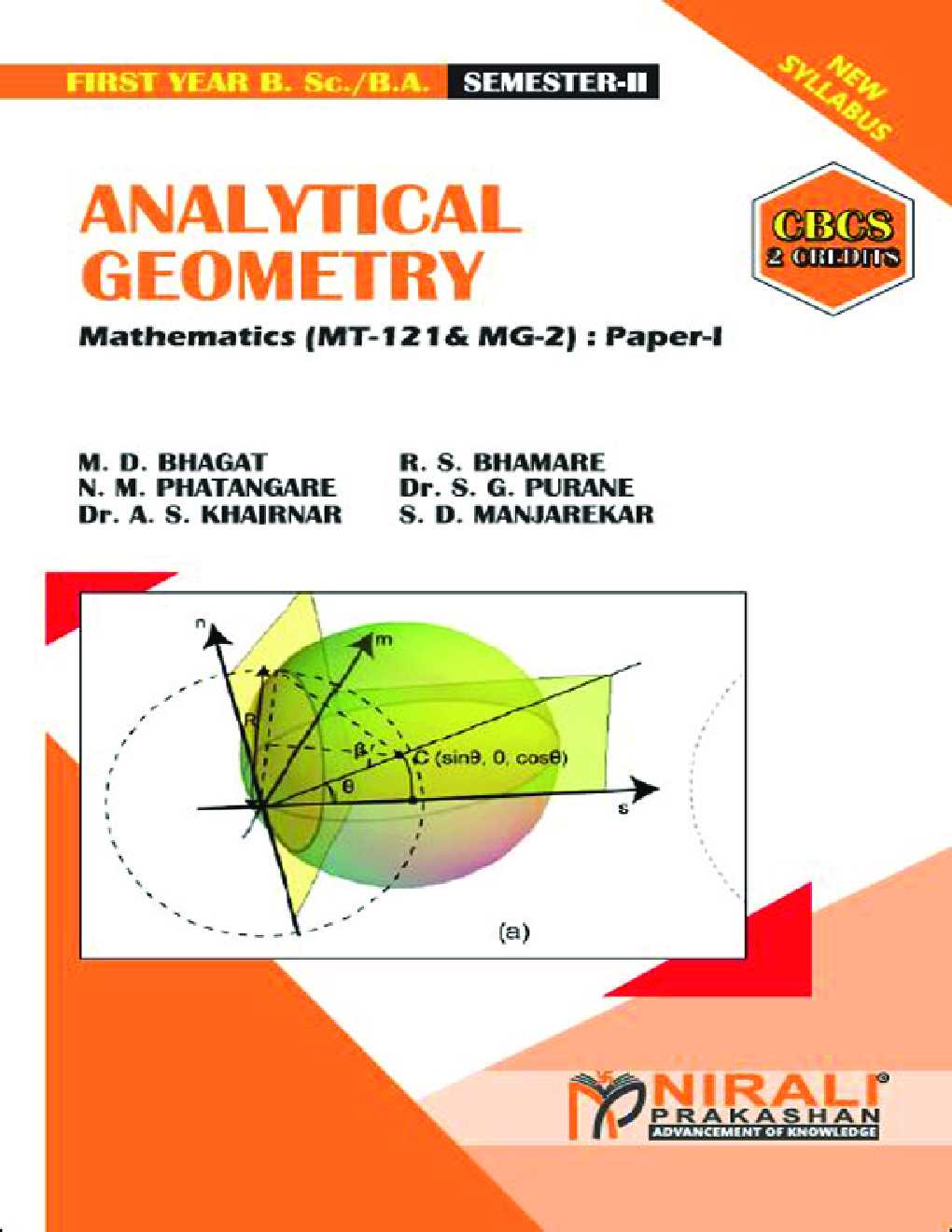 Analytical Geometry Mathematics : Paper-I - Page 1