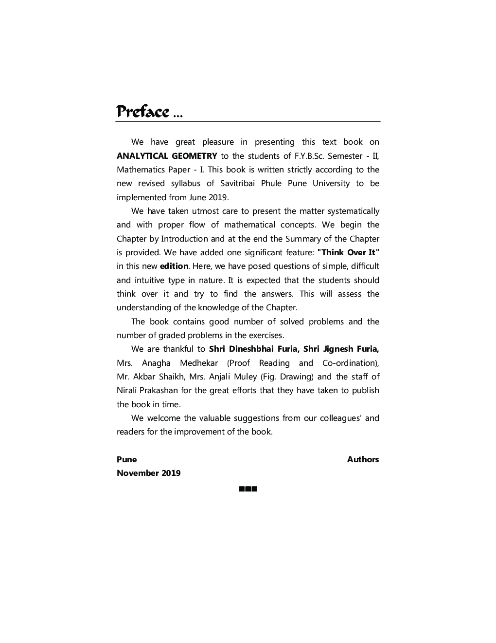 Analytical Geometry Mathematics : Paper-I - Page 4