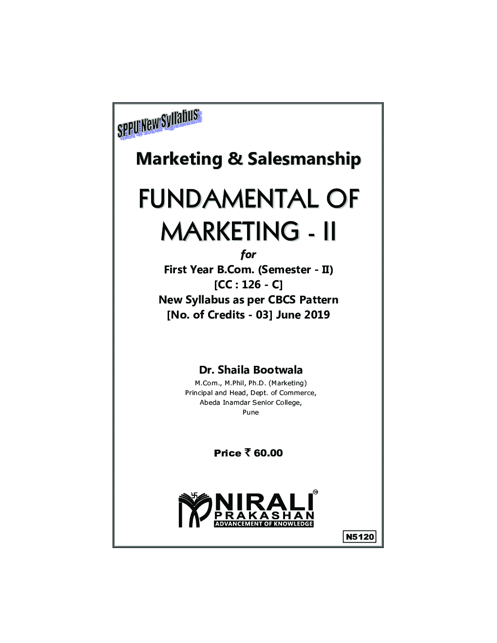 Marketing & Salesmanship Fundamental Of Marketing - II - Page 2