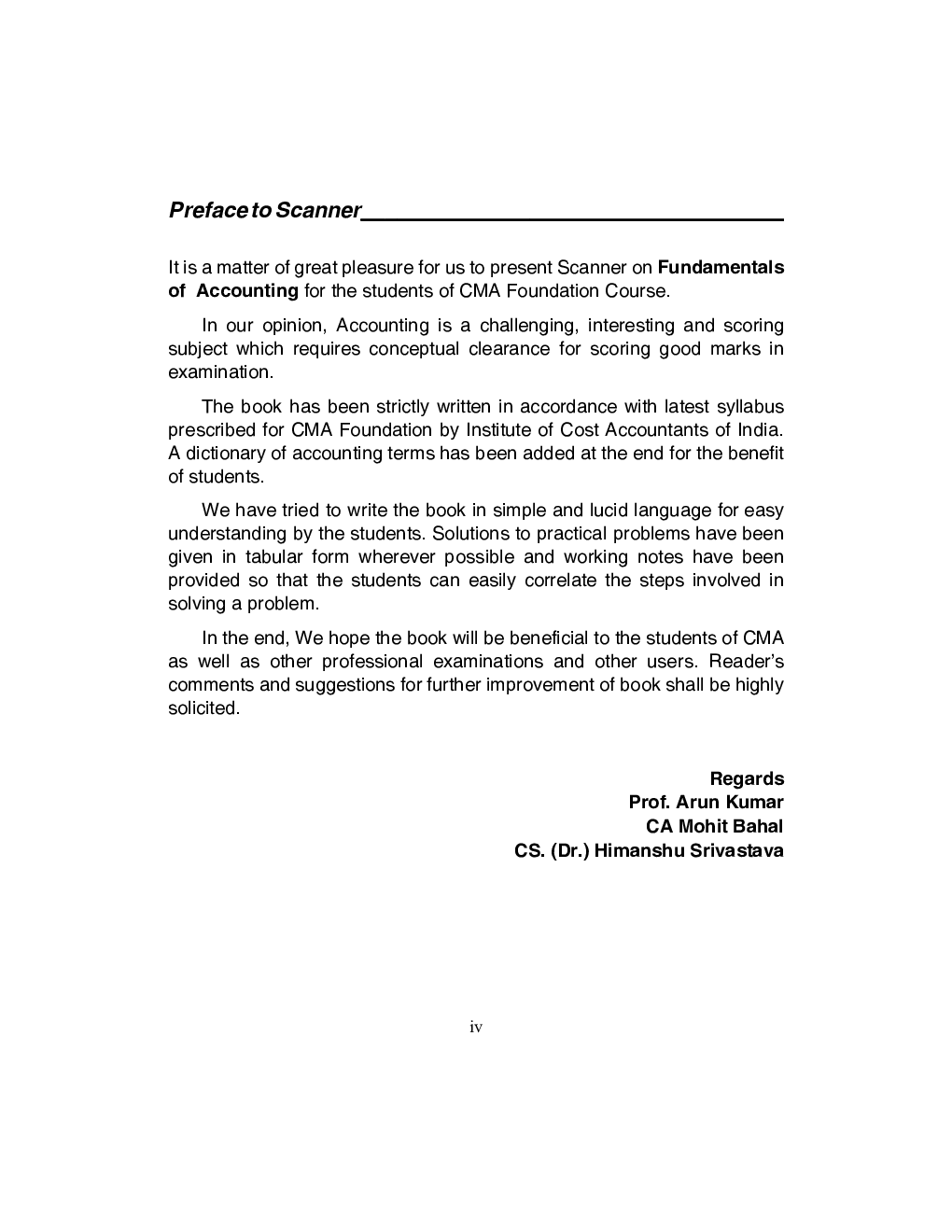 Shuchita Prakashan CMA Foundation Scanner on Fundamentals Of Accounting (2016 Syllabus) Paper - 2 For June 2022 Exam - Page 5