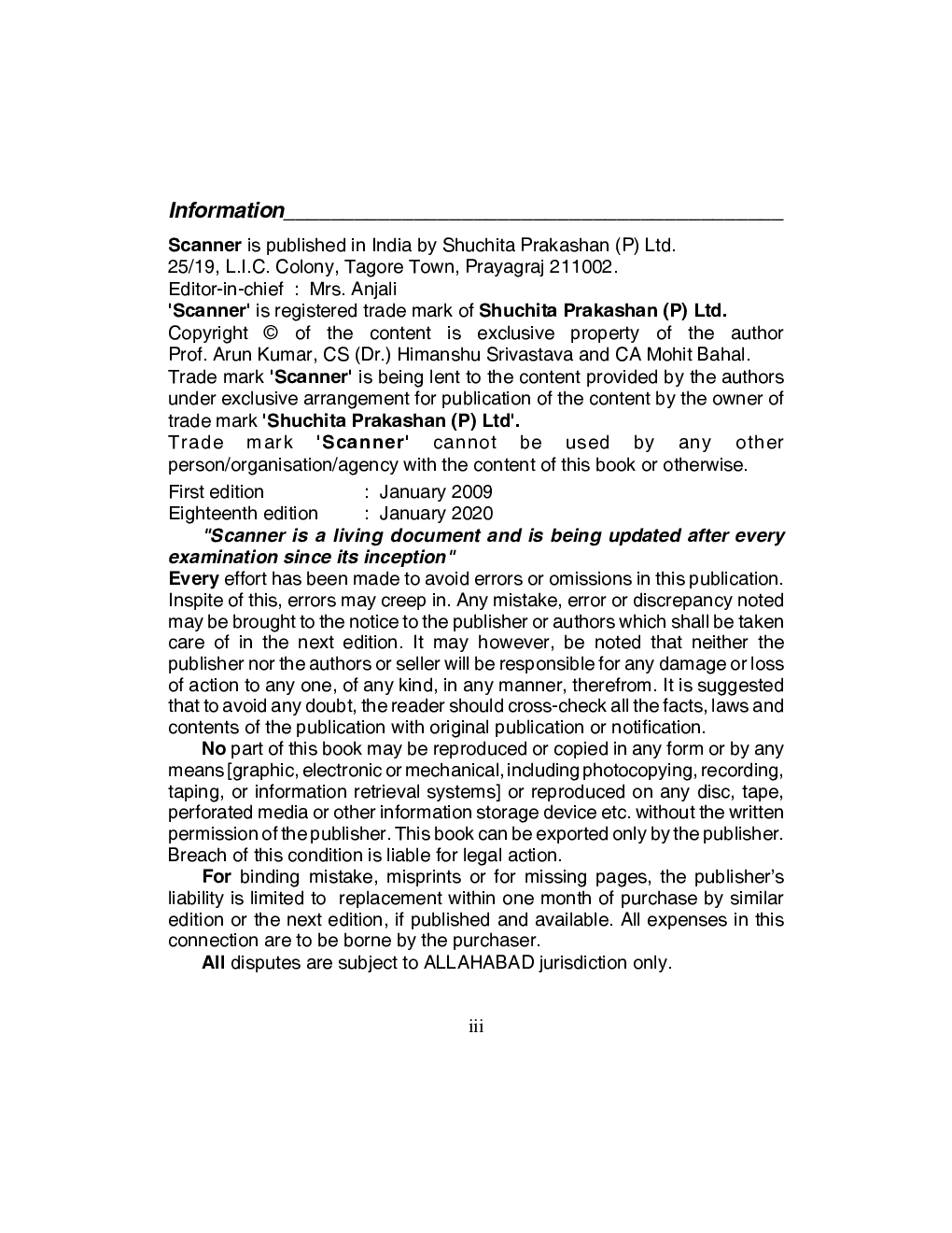 Shuchita Prakashan CMA Foundation Scanner on Fundamentals Of Laws And Ethics (2016 Syllabus) Paper - 3 For June 2022 Exam - Page 4