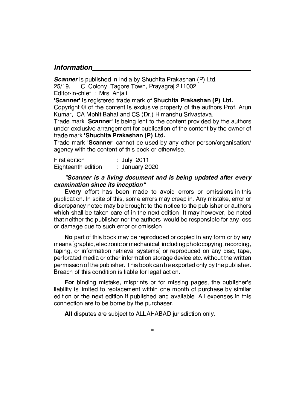 Shuchita Prakashan Scanner CMA Final (2016 Syllabus) Group - III Paper - 15 Strategic Cost Management-Decision Making For June 2020 Exam - Page 4