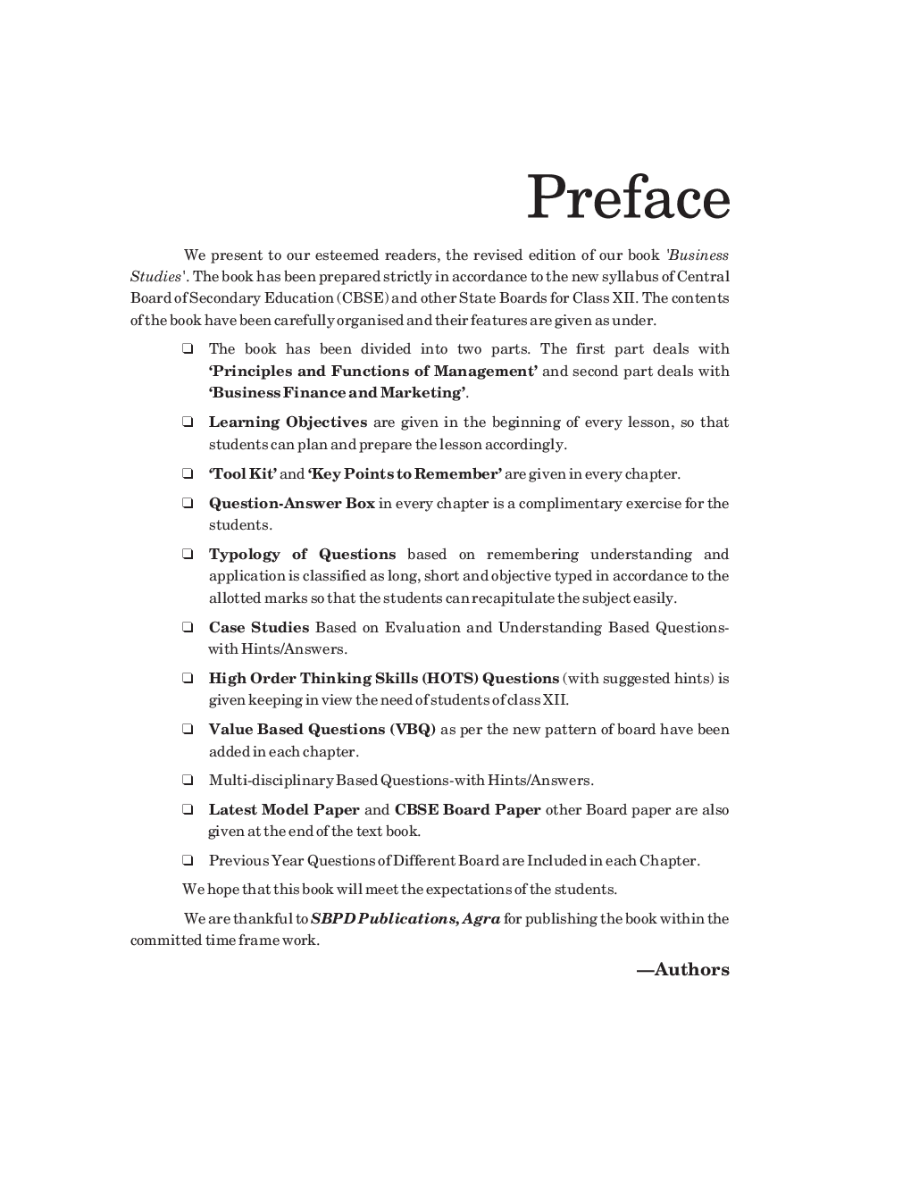 Business Studies For Class XII - Page 4