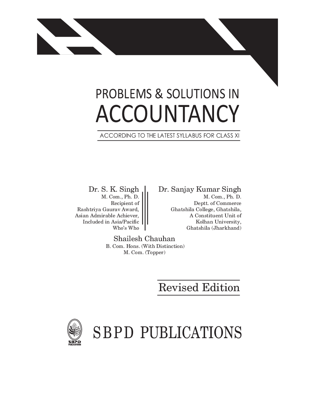 Problems & Solutions In Accountancy For Class XI  - Page 2