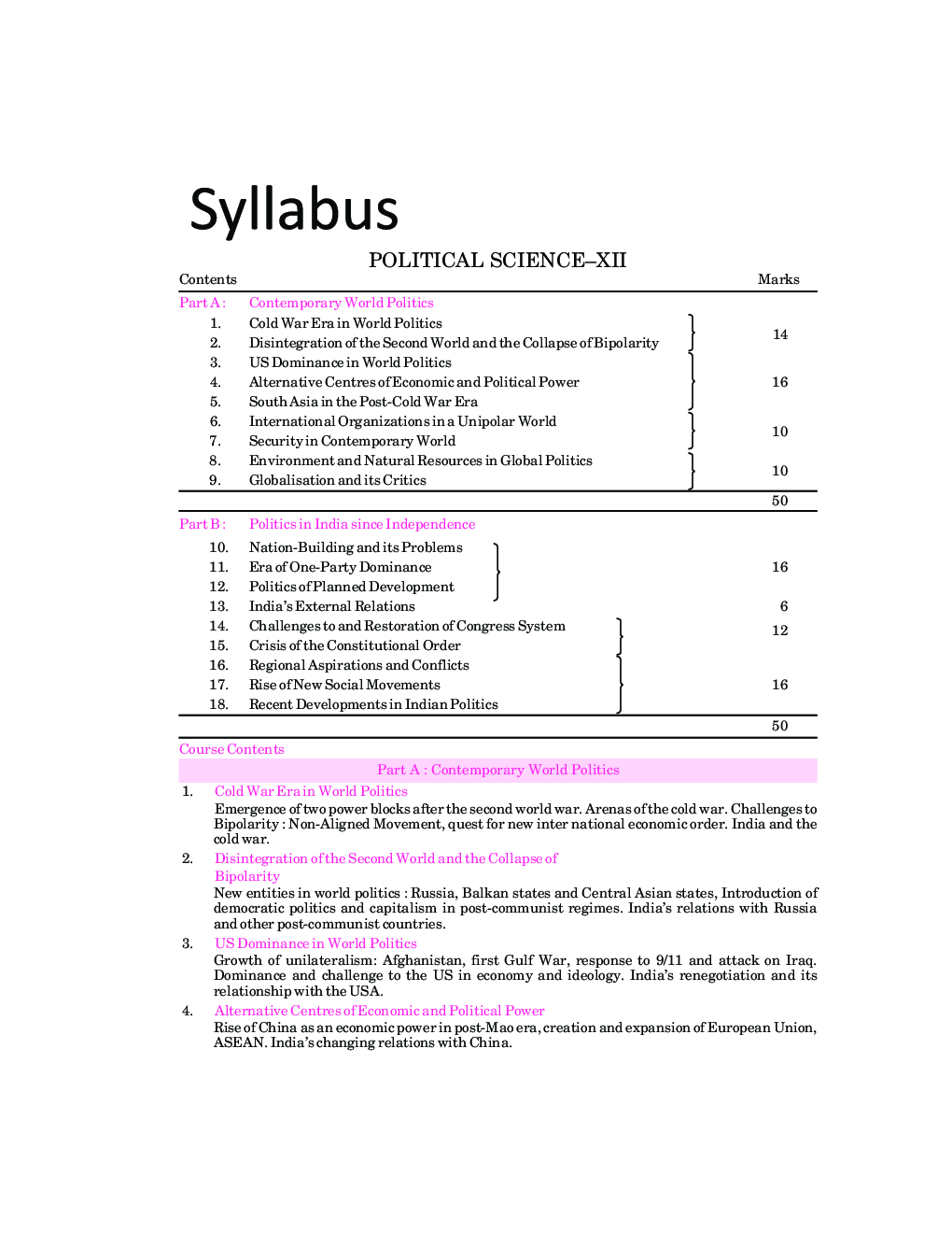 Political Science For Class XII - Page 5