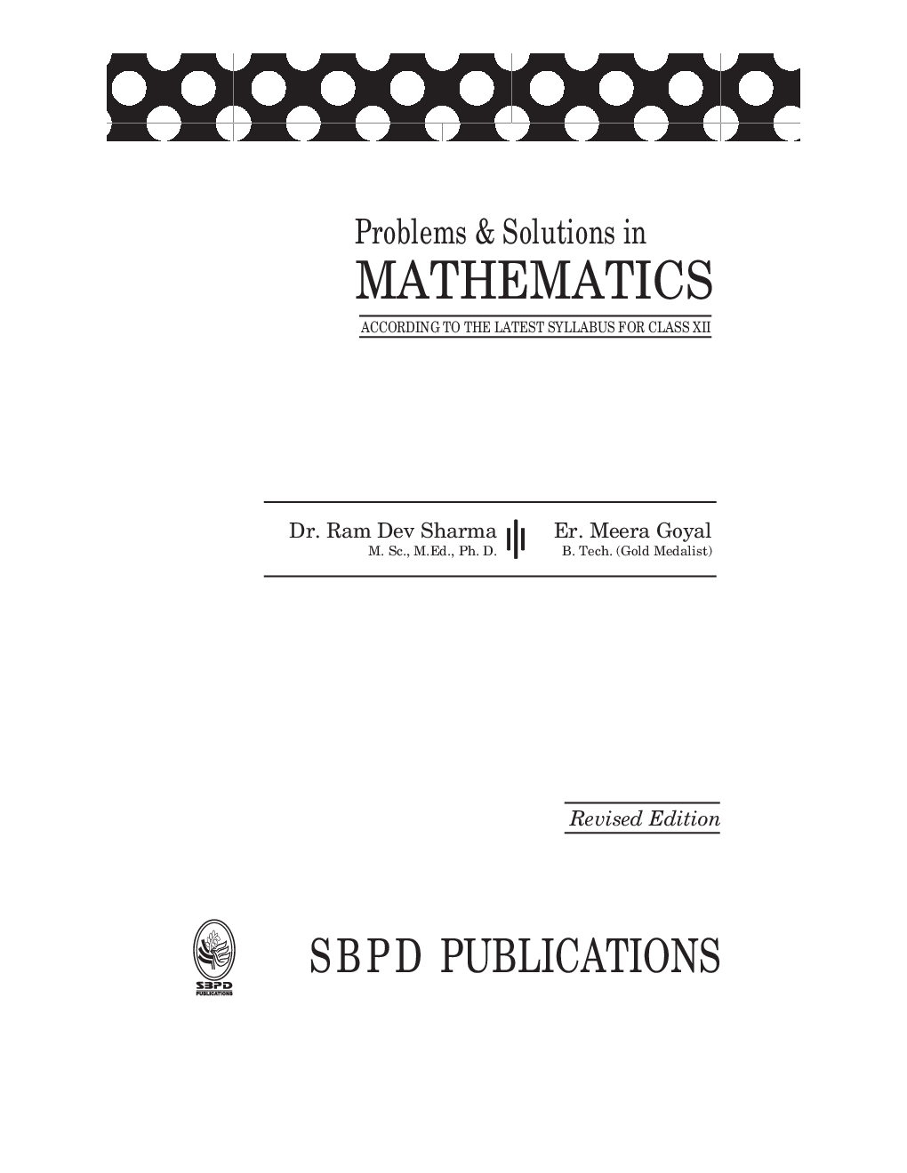 Problems & Solutions In Mathematics For Class XII - Page 2