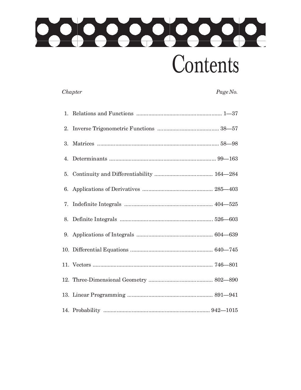 Problems & Solutions In Mathematics For Class XII - Page 5