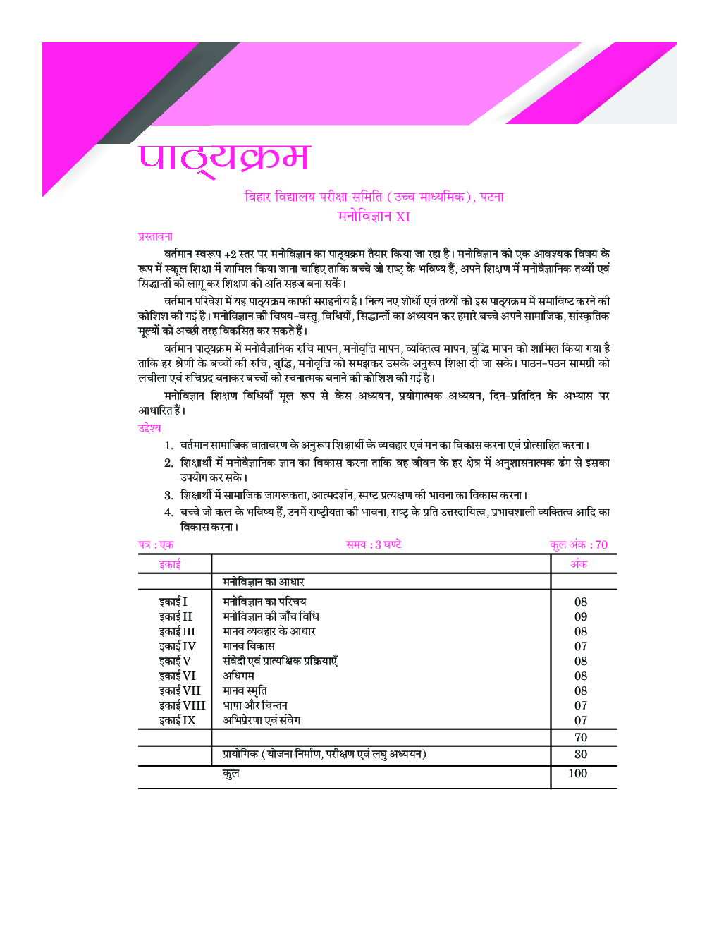 मनोविज्ञान (Psychology) With Practical For Class XI  - Page 5