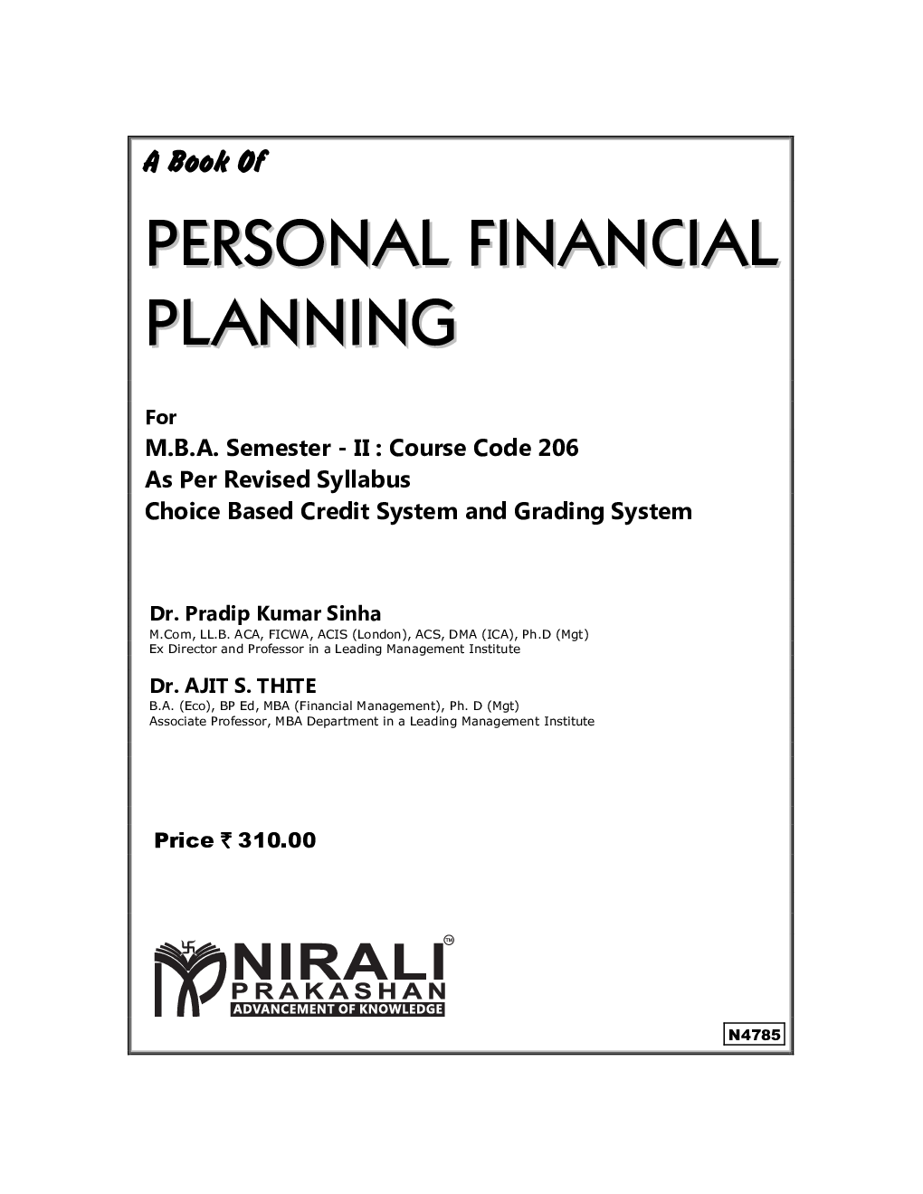 Personal Financial Planning - Page 2