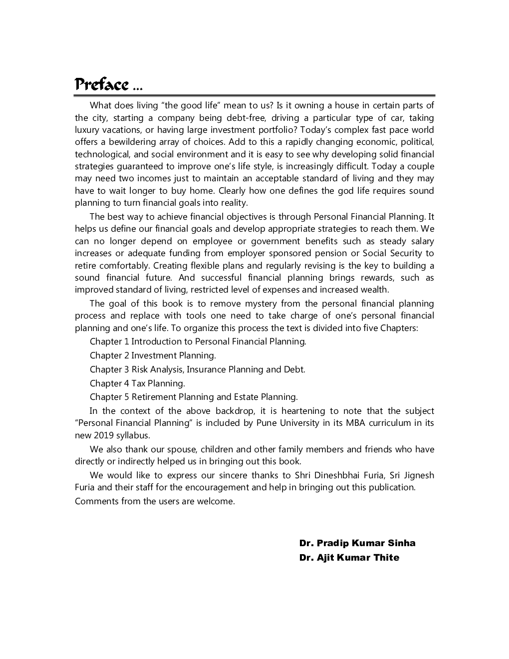 Personal Financial Planning - Page 4