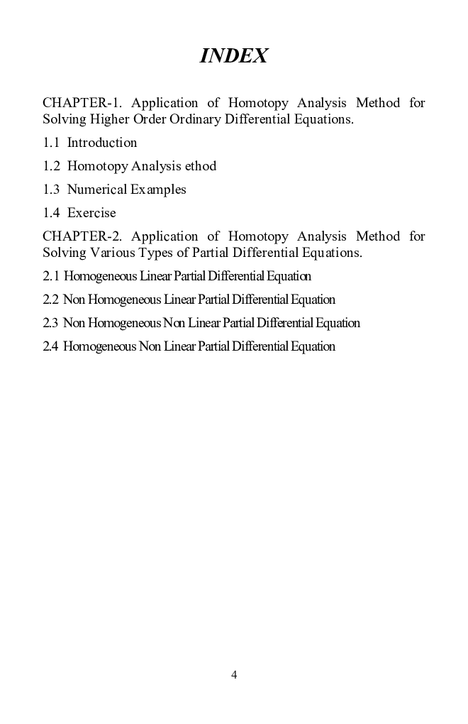 Application Of Homotopy Analysis Method For Solving Ordinary And Partial Differential Equations - Page 5