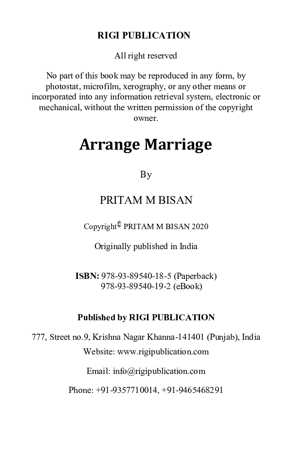 Arrange Marriage - Page 3