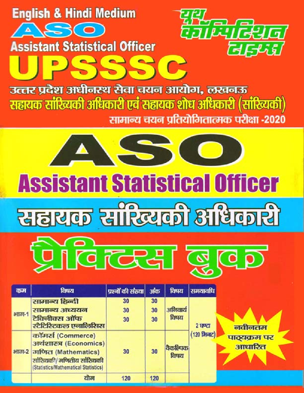 UPSSSC ASO सामान्य चयन प्रतियोगात्मक परीक्षा 2020 - Page 1