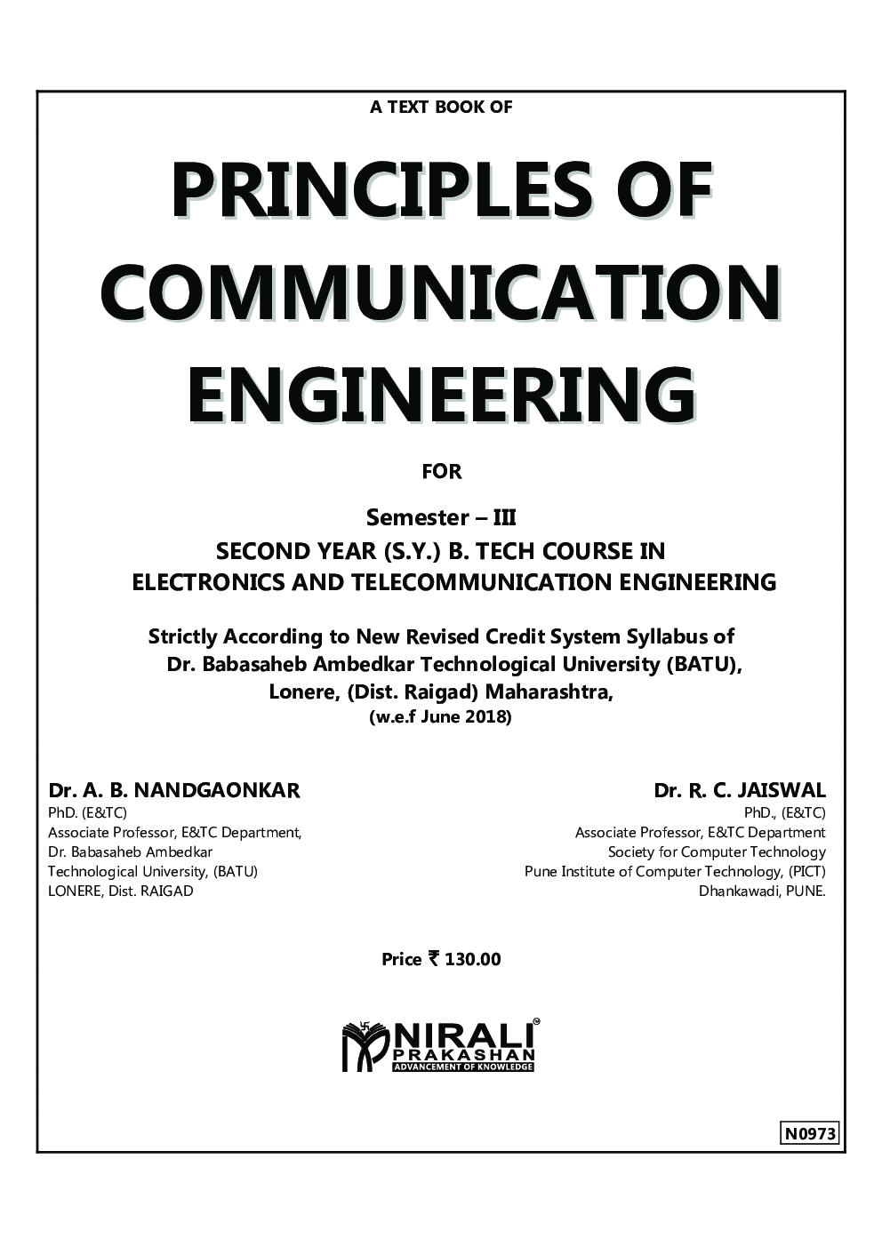 Principles Of
 Communication
 Engineering - Page 2