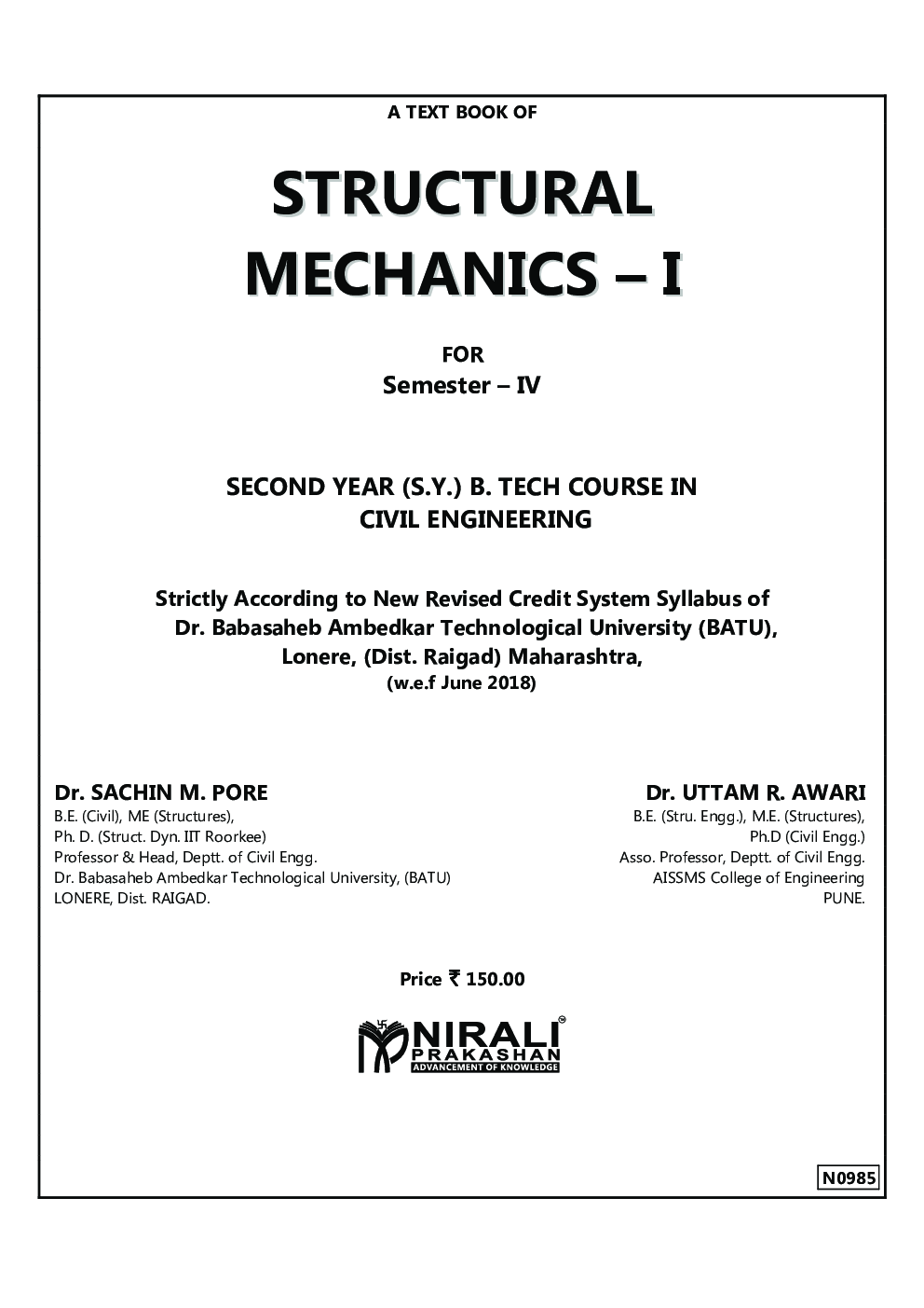 Structural
 Mechanics - I - Page 2