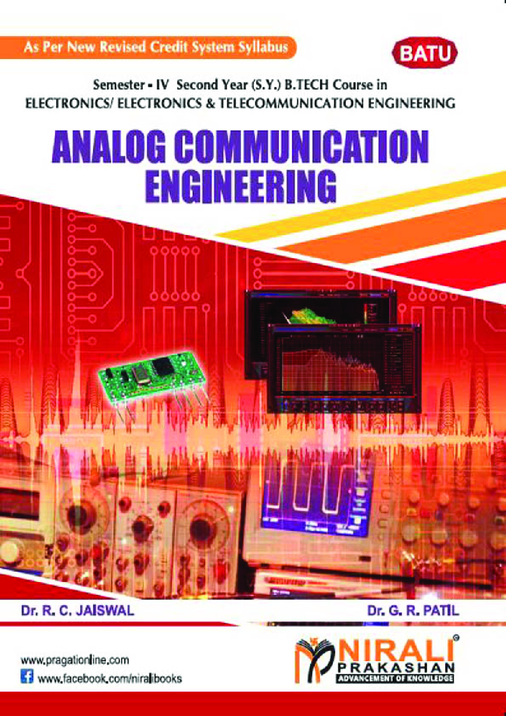 Analog Communication
 Engineering - Page 1