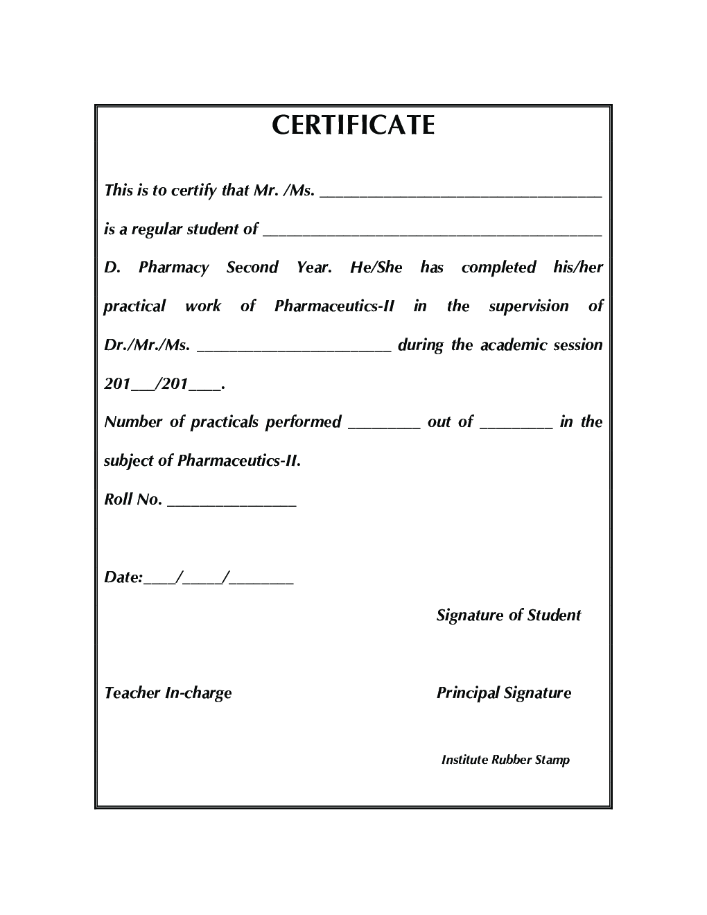 Pharmaceutics - II (Practical) - Page 4