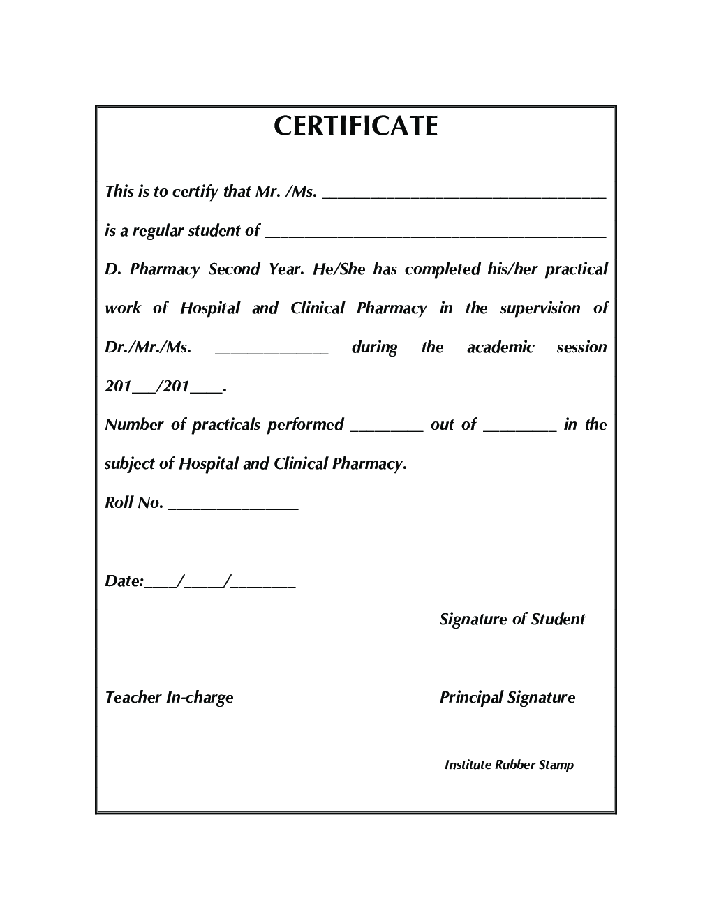 Hospital & Clinical Pharmacy (Practical) - Page 4