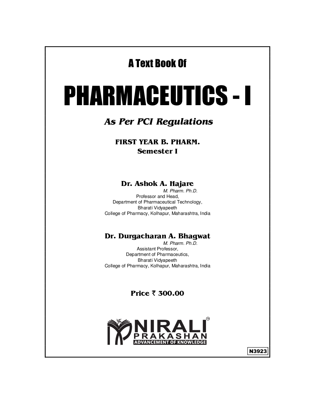 Pharmaceutics - I - Page 2