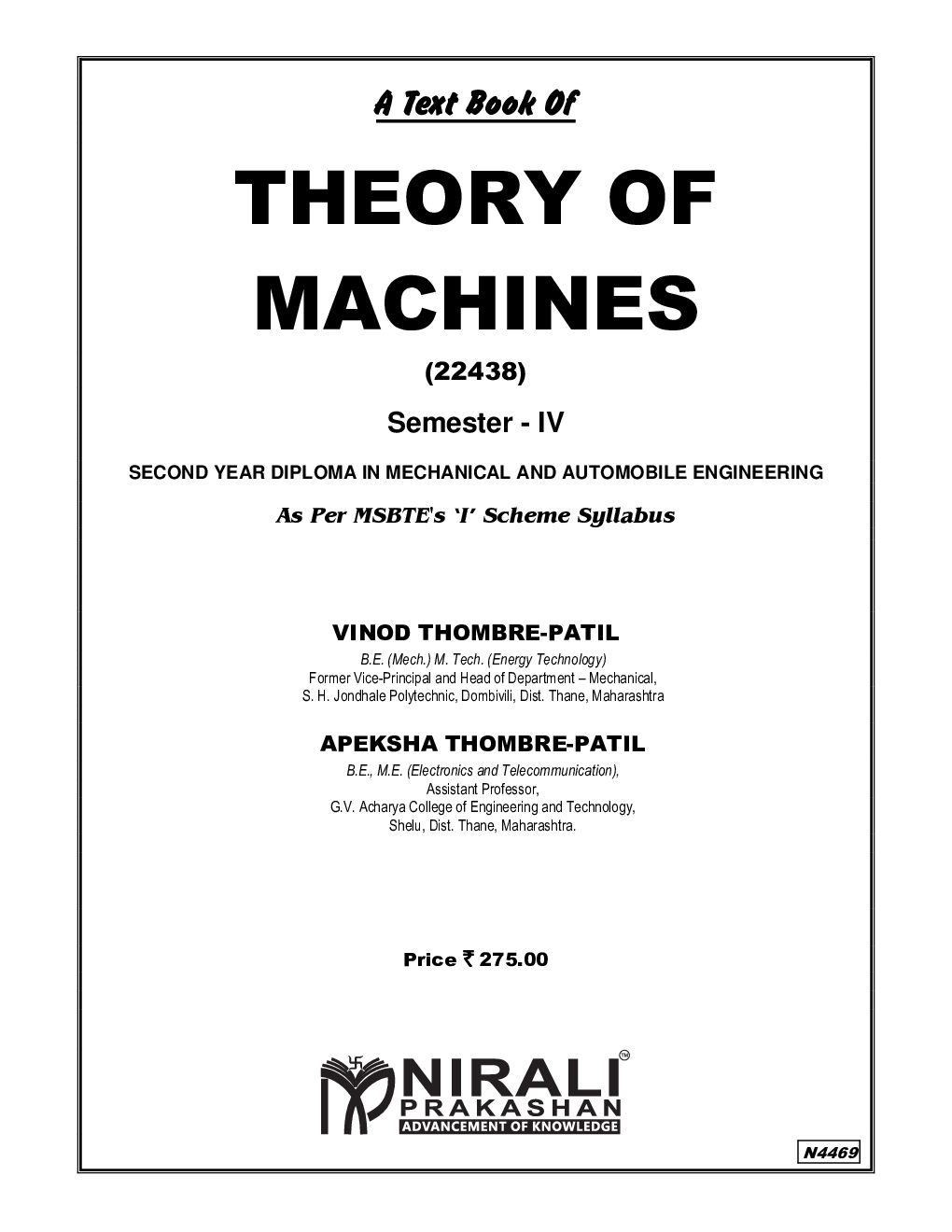 Theory Of Machines - Page 2