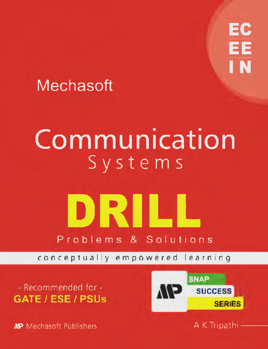 Communication Systems Drill (Problems & Solutions) - Page 1