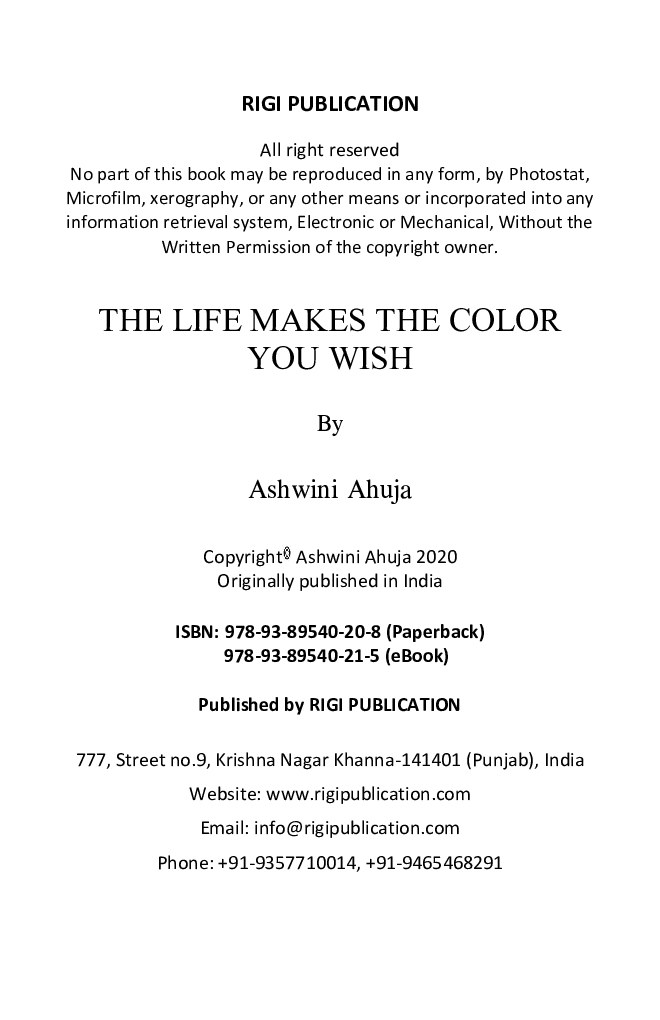 The Life Makes The Color You Wish - Page 3