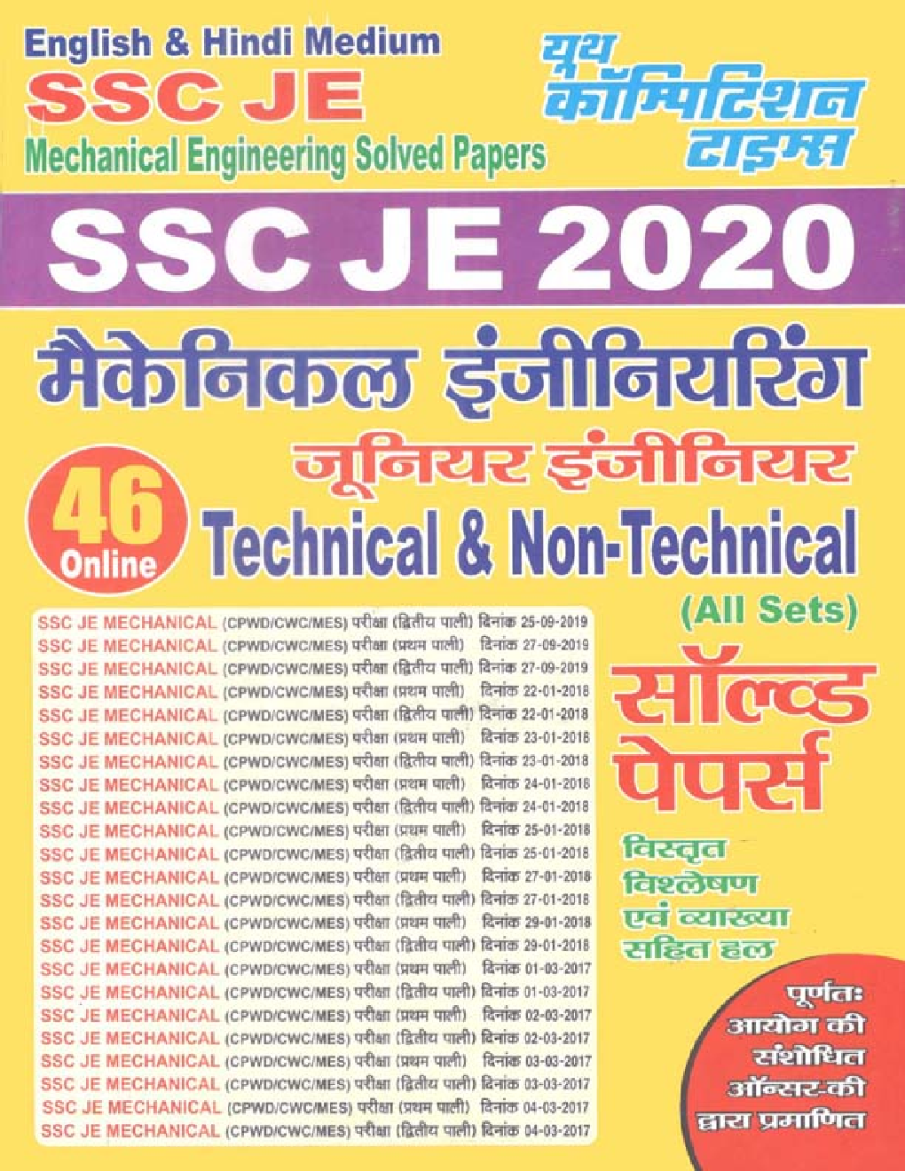 SSC JE मैकेनिकल इंजीनियरिंग (Technical & Non-Technical) सॉल्वड पेपर्स (2020-21) - Page 1