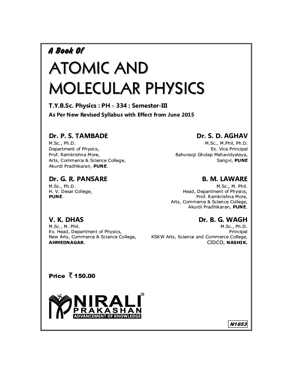 Atomic And Molecular Physics - Page 2