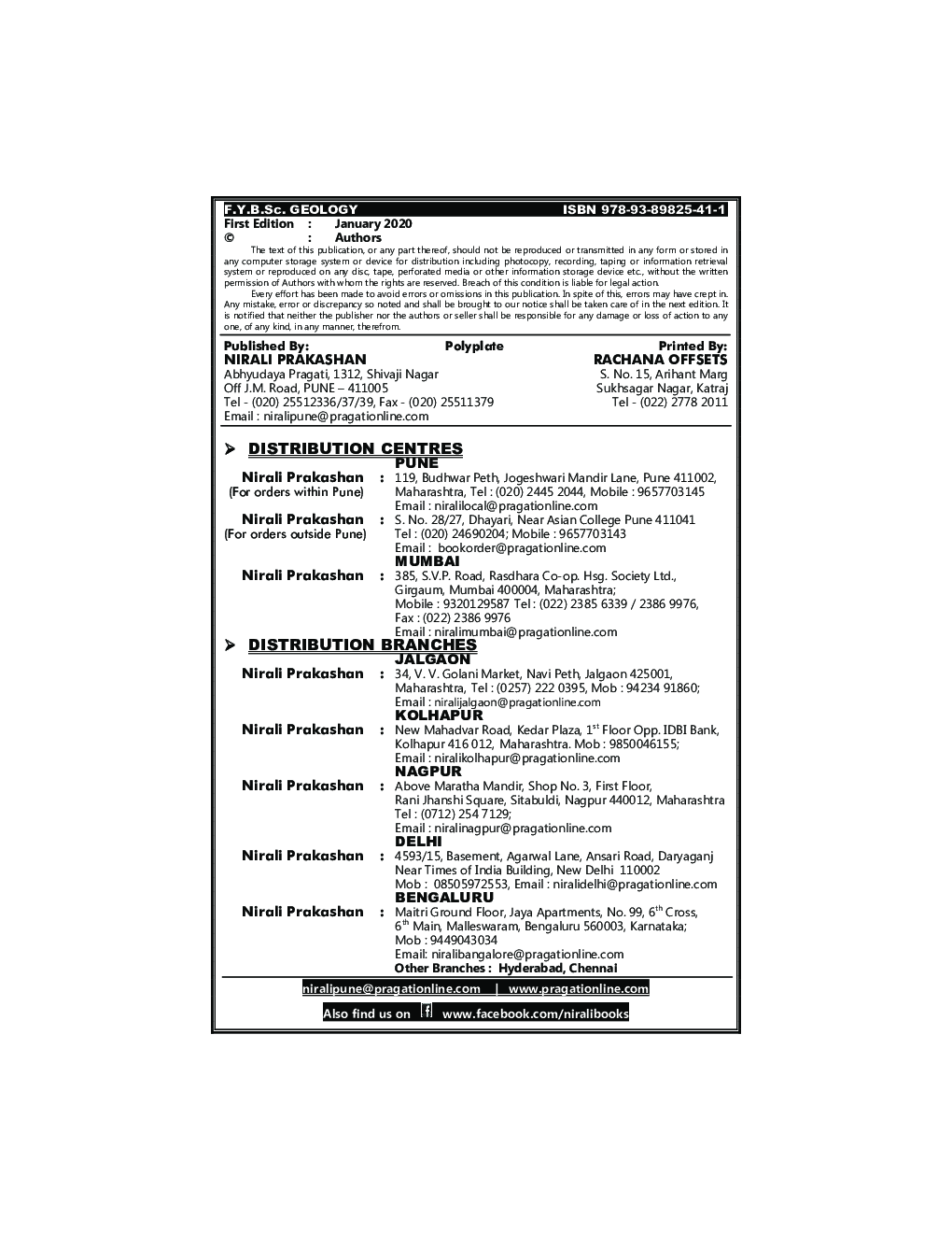 Stratigraphy, Palaeontology And Petrology - Page 3