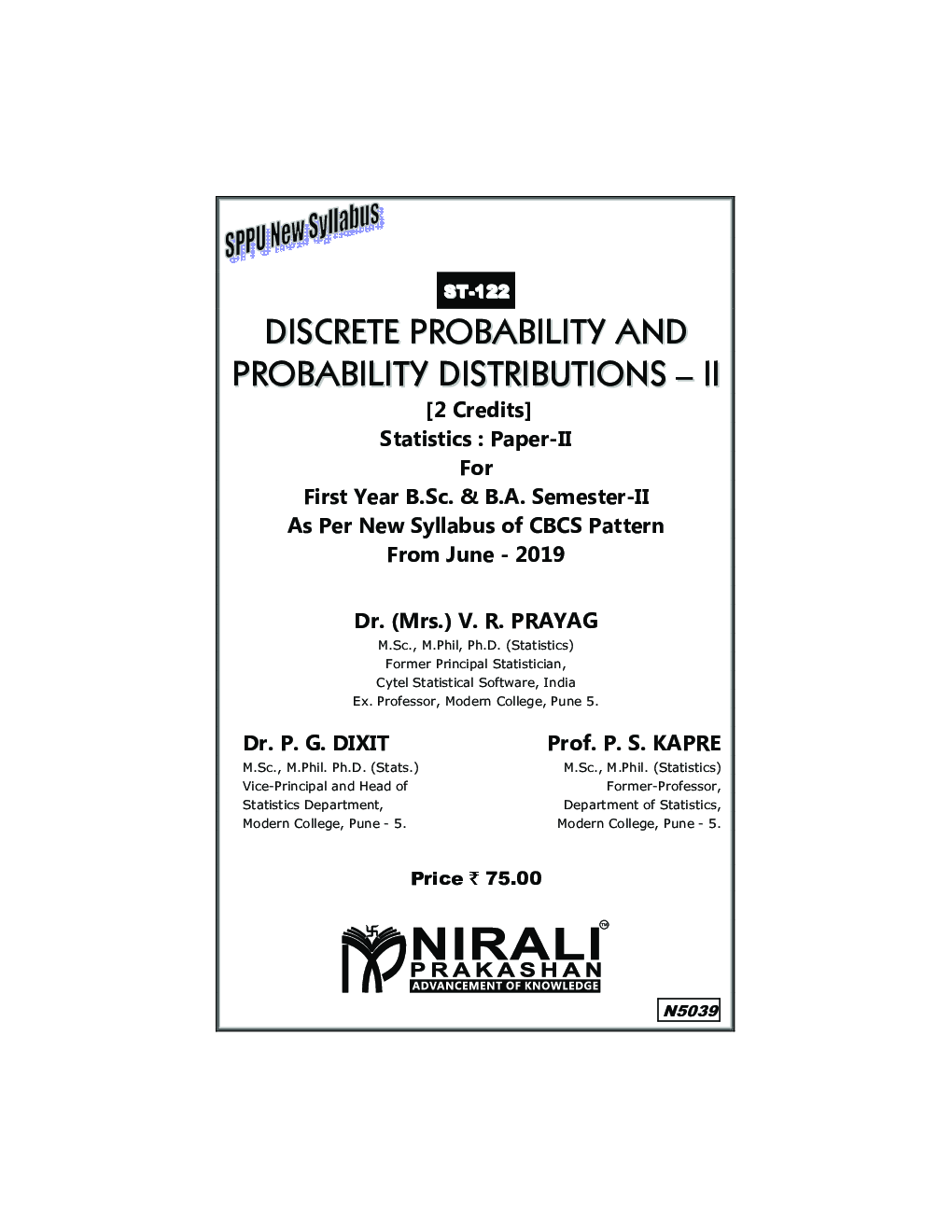Discrete Probability And Probability Distributions - II - Page 2