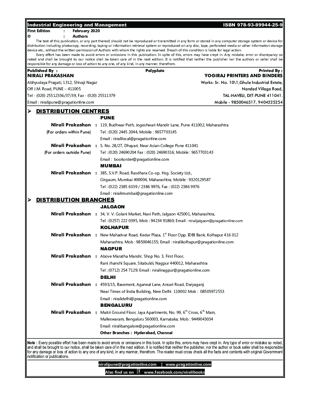 Industrial Engineering And Management - Page 3