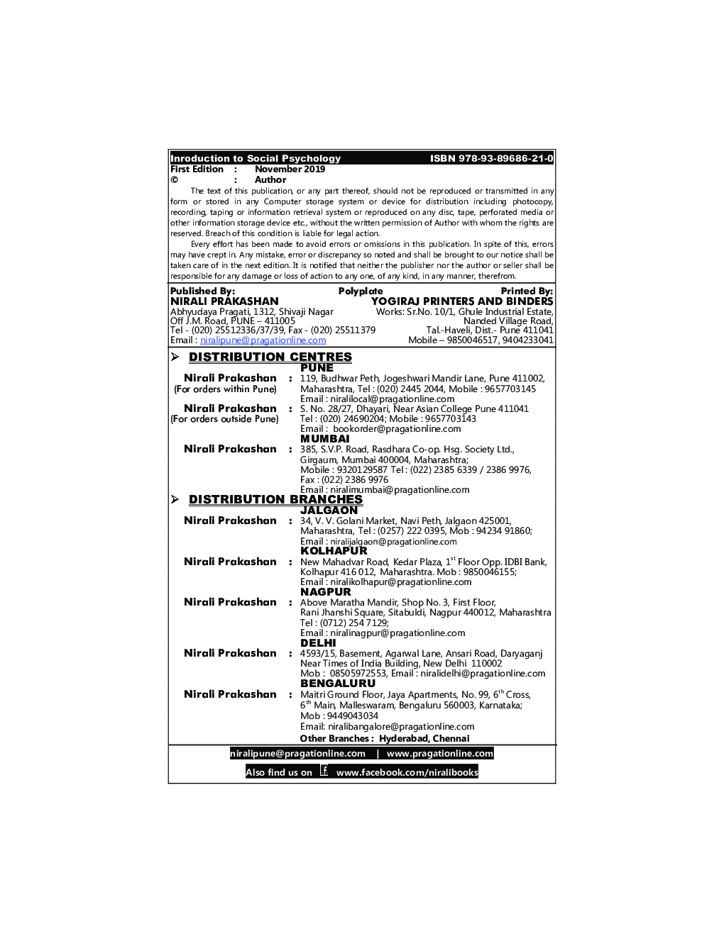 Introduction To Social Psychology - Page 3