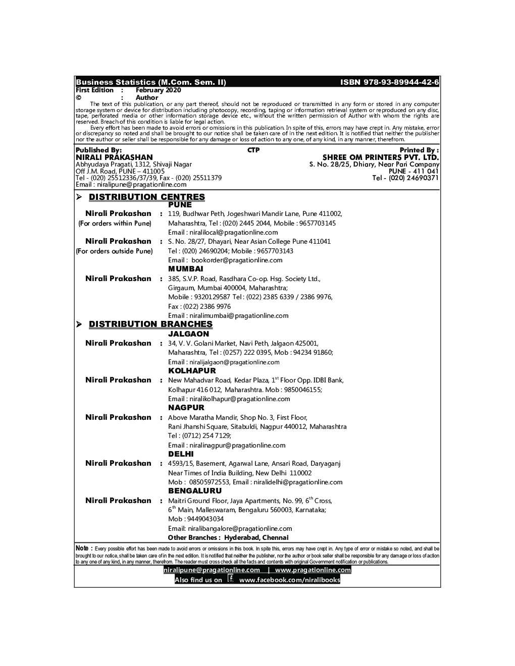 Business Statistics - Page 3