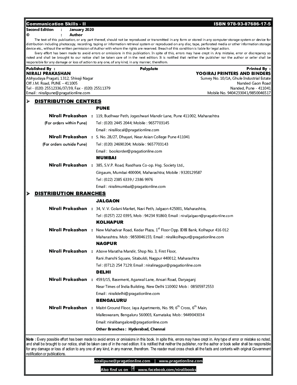 Communication Skills - II - Page 3