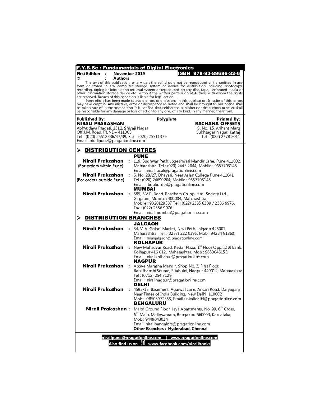 Fundamentals Of Digital Electronics - Page 3
