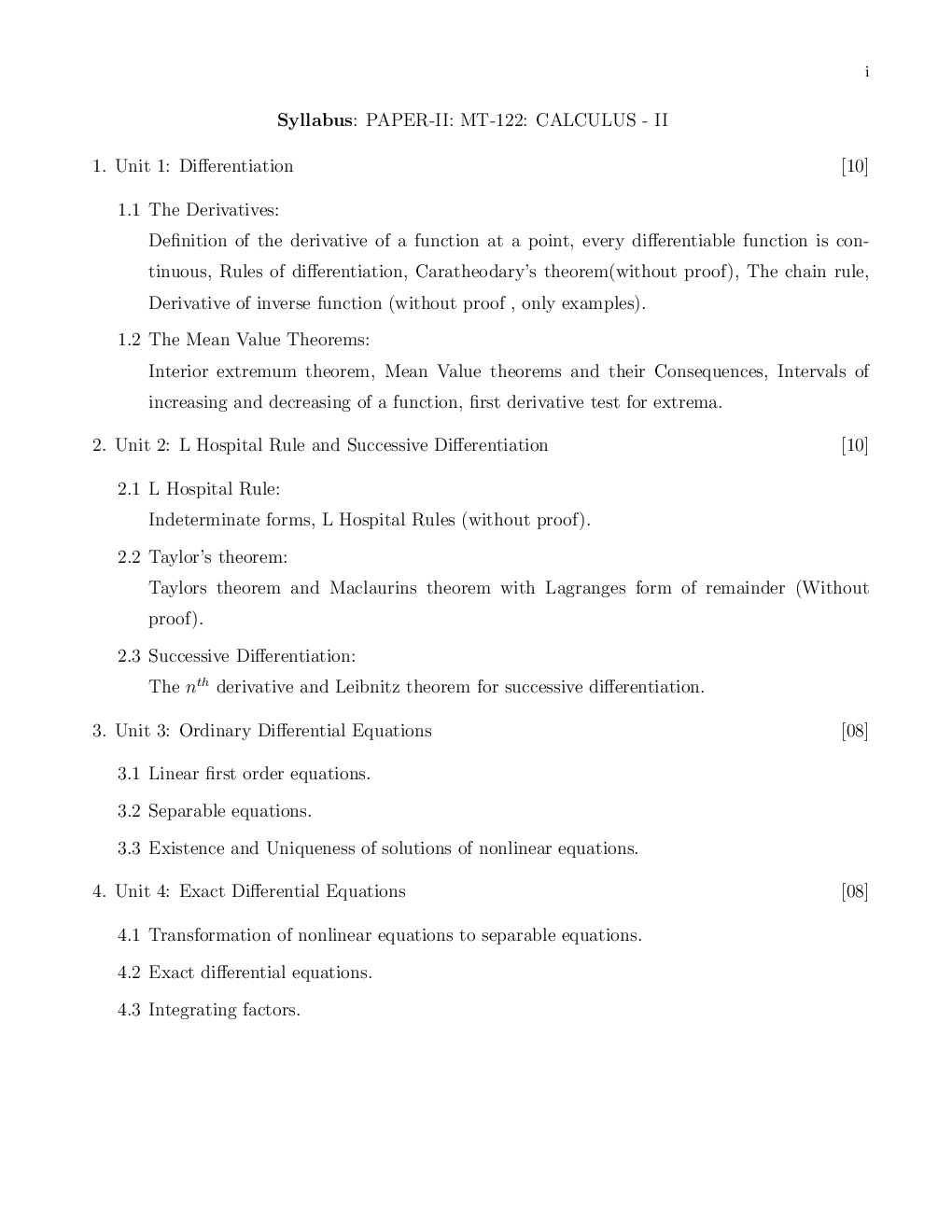 Calculus - II - Page 5