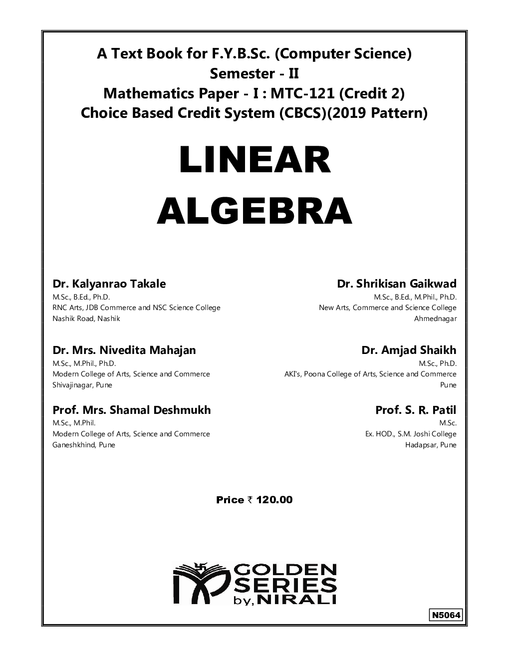 Linear Algebra - Page 2