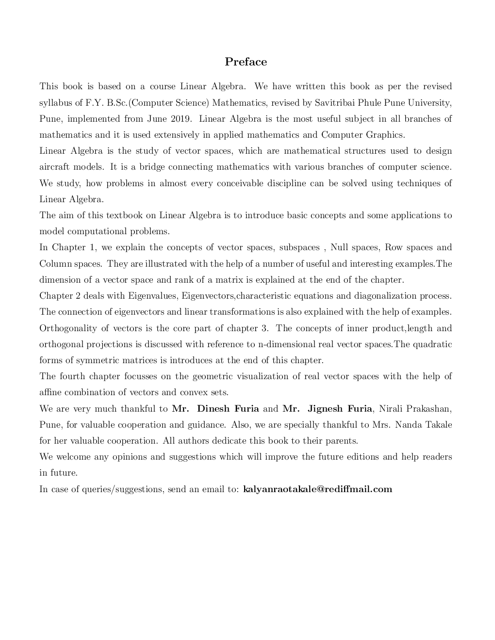 Linear Algebra - Page 4