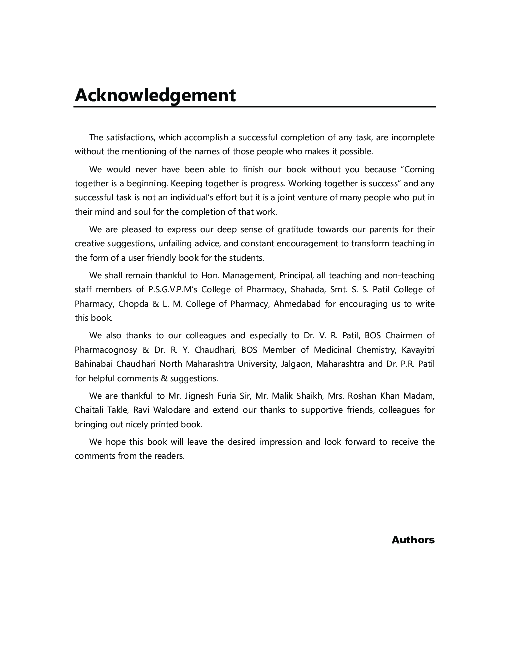 A Practical Book Of Medicinal Chemistry – III (Practical) - Page 4