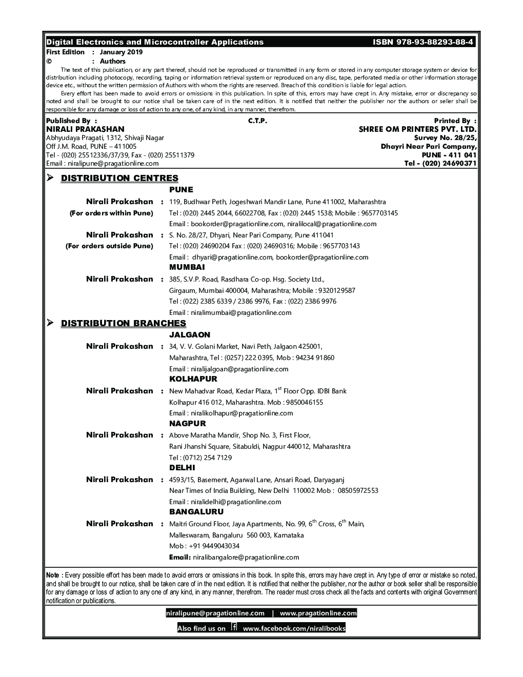 Digital Electronics And Microcontroller Applications - Page 3