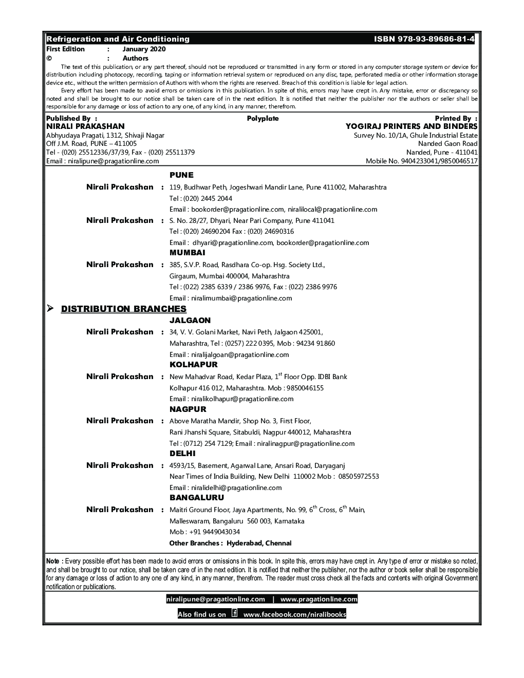 Refrigeration And Air Conditioning - Page 3