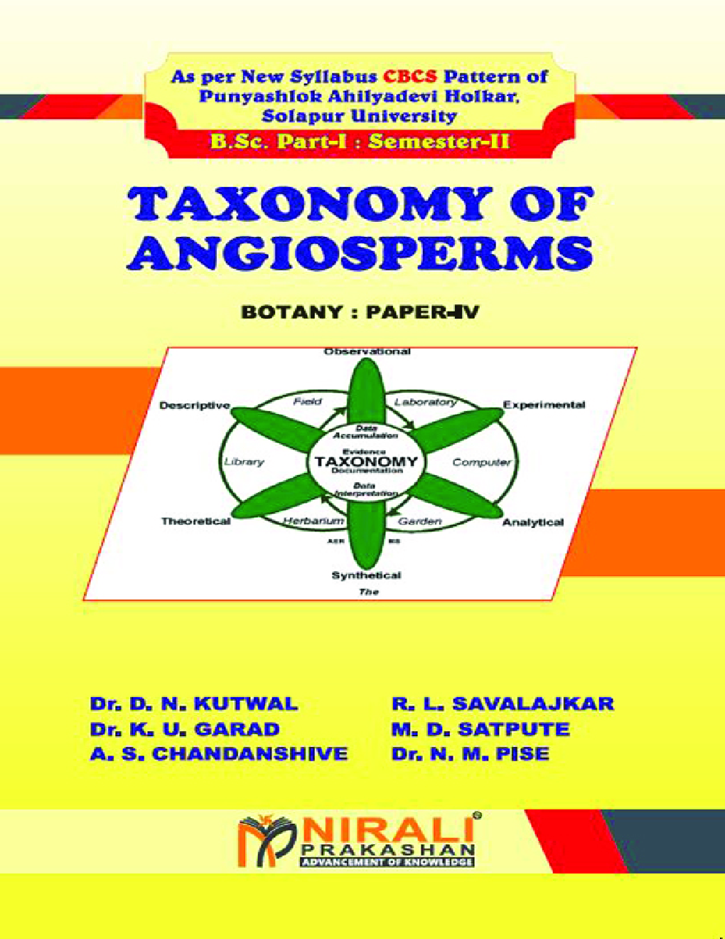 Taxonomy Of Angiosperms B.Sc. Part-I (Botany) Semester-II - Page 1