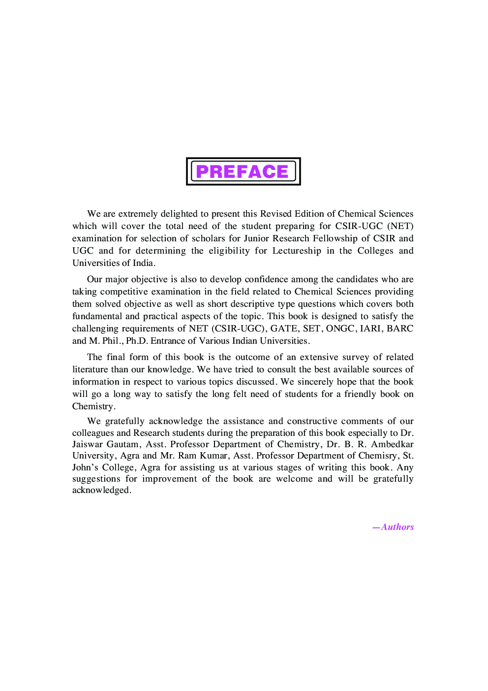 CSIR-UGC NET/JRF/SET Chemical Sciences (Through Solved Problems) - Page 4