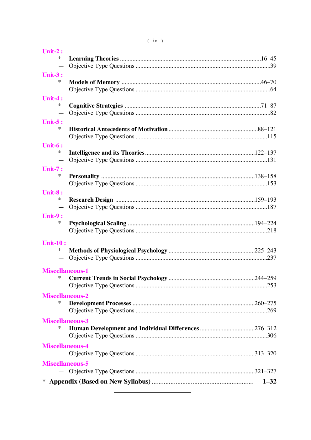 UGC NET / JRF /SET Psychology (Paper-II) - Page 5