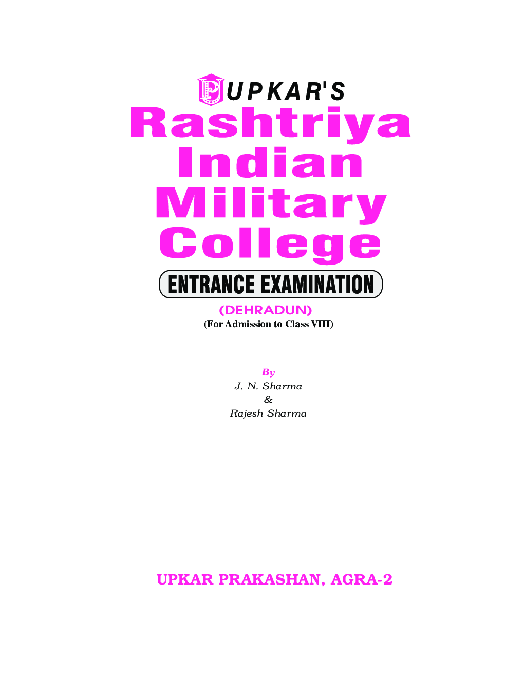Rashtriya Indian Military College Entrance Exam For Class - VIII - Page 2