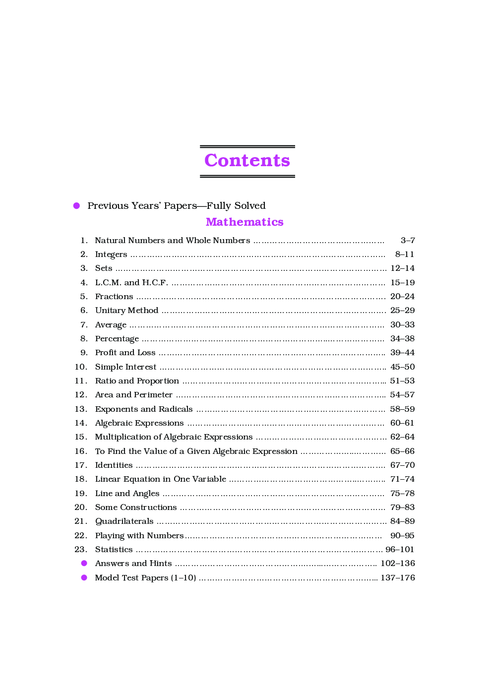 Rashtriya Indian Military College Entrance Exam For Class - VIII - Page 5